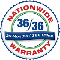 36 Months 36k Miles Nationwide Warranty | Parker's Tire & Auto Service
